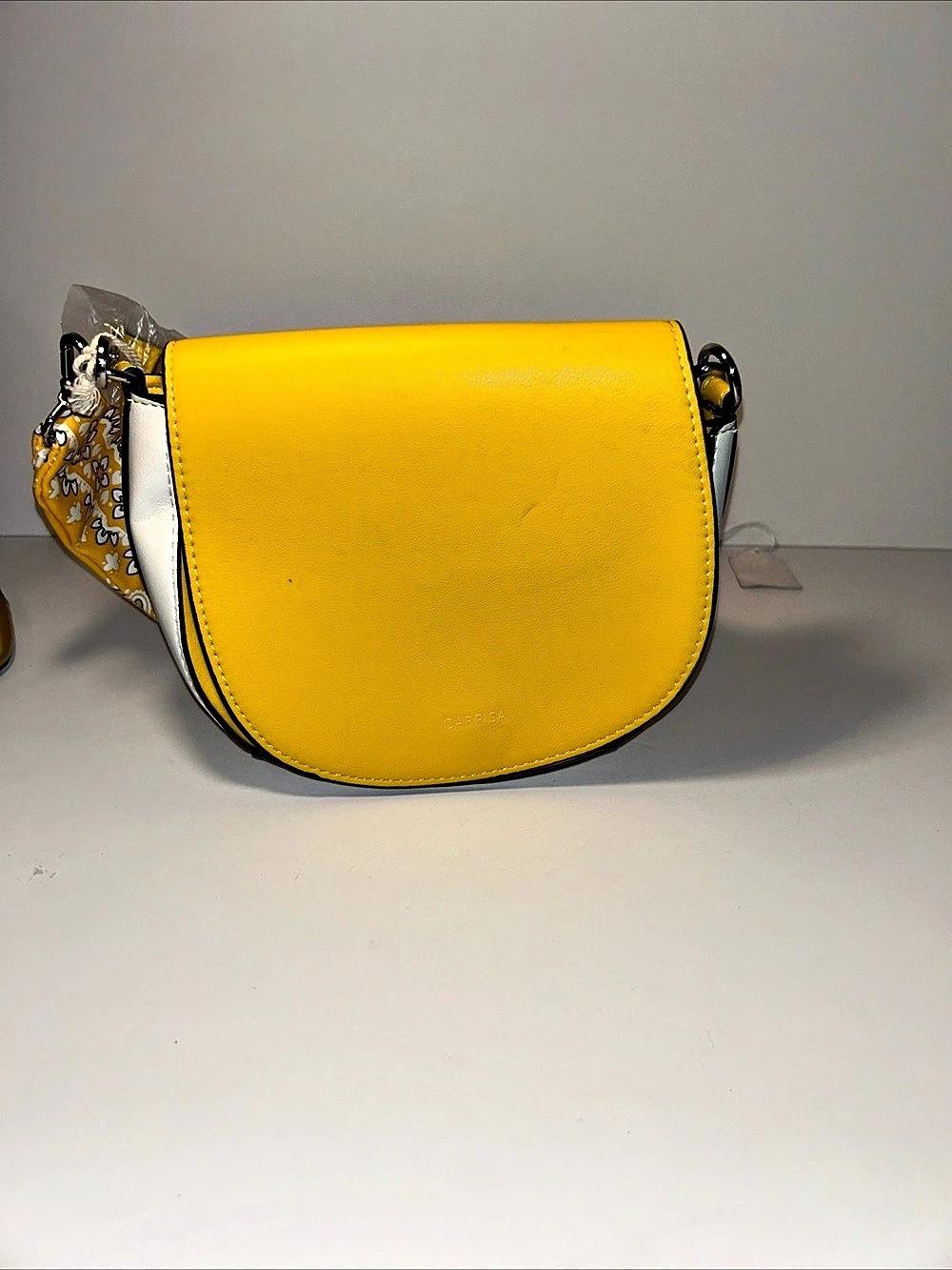 Caprese Yellow Paisley Crossbody NWT